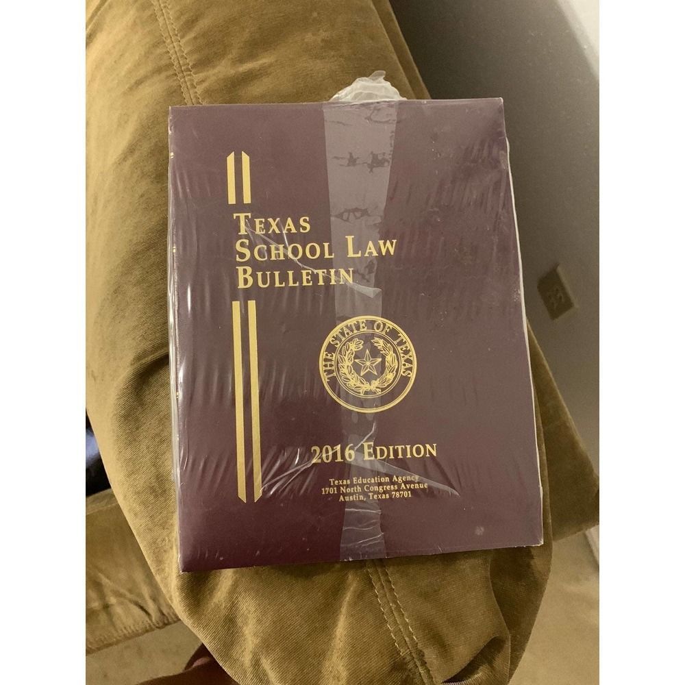 Texas School Law Bulletin 2016 Textbook NWT in Original Packaging Rare